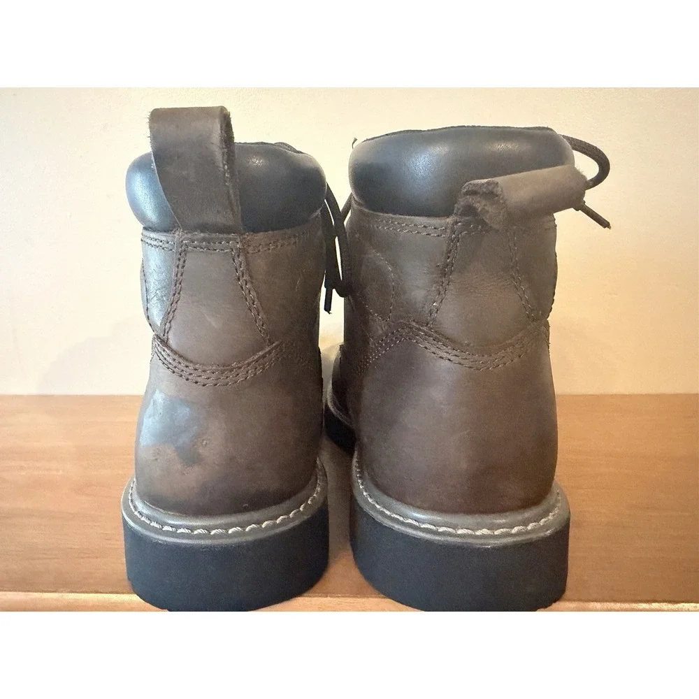 Wolverine Men's Leather Work Boots - Waterproof Steel Toe 6